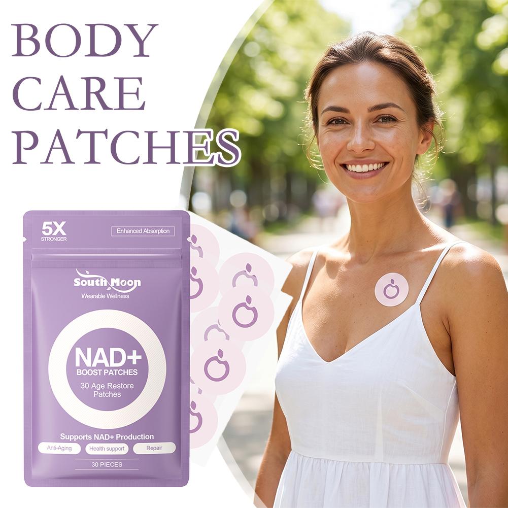 Health Wellness And - 30 Patchs NAD+ Boost Anti-âge pour