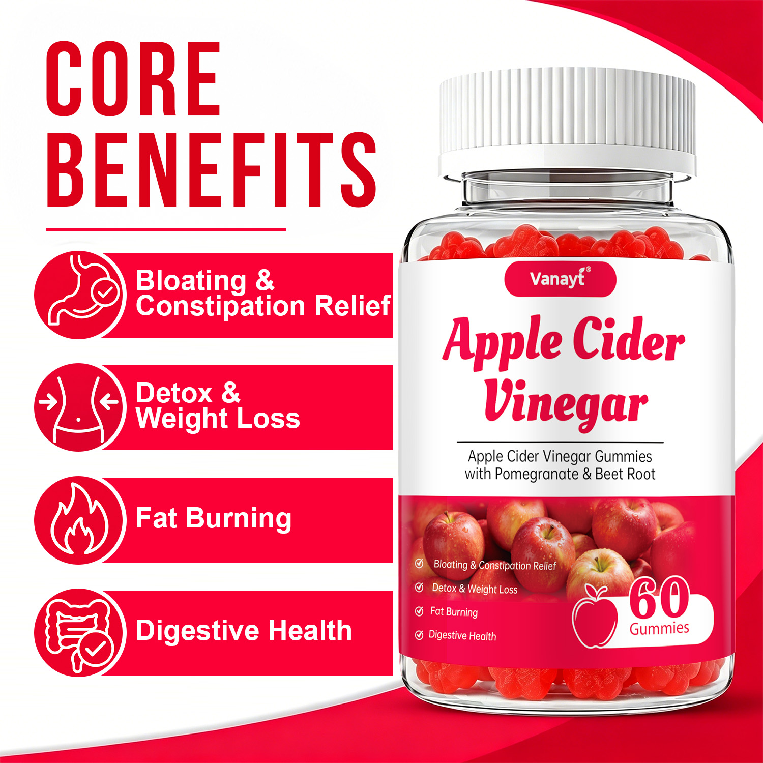 Gummies au vinaigre de cidre d - Health Wellness And avis et prix
