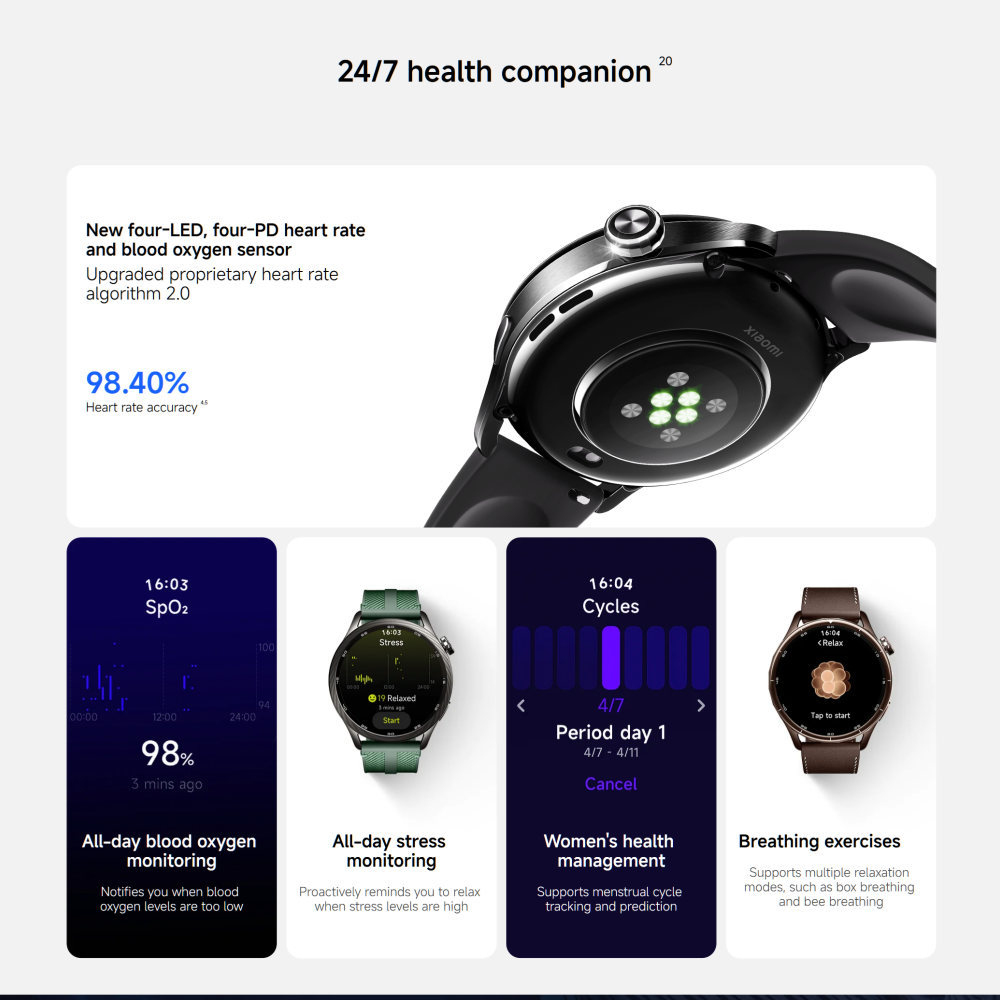 Version Globale Xiaomi Watch S - Xbody Health & Wellness Functional Integrative Medicine Office & Medical Spa Wayne avis et prix