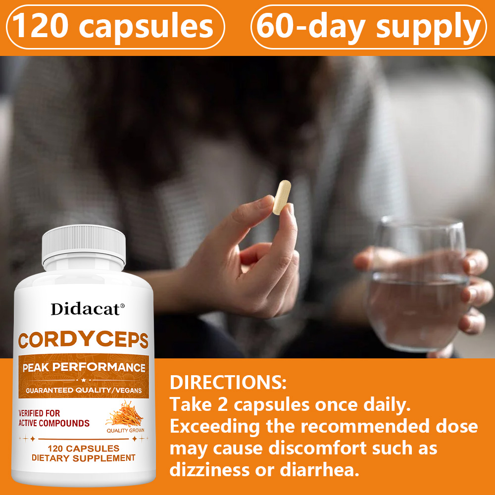 Capsules de Cordyceps 1000mg,  - Health Wellness And avis et prix